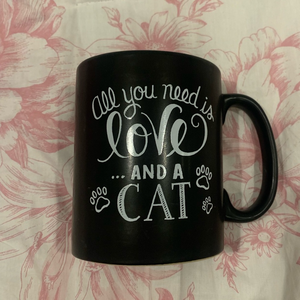 “All You Need Is Love & A Cat” Mug